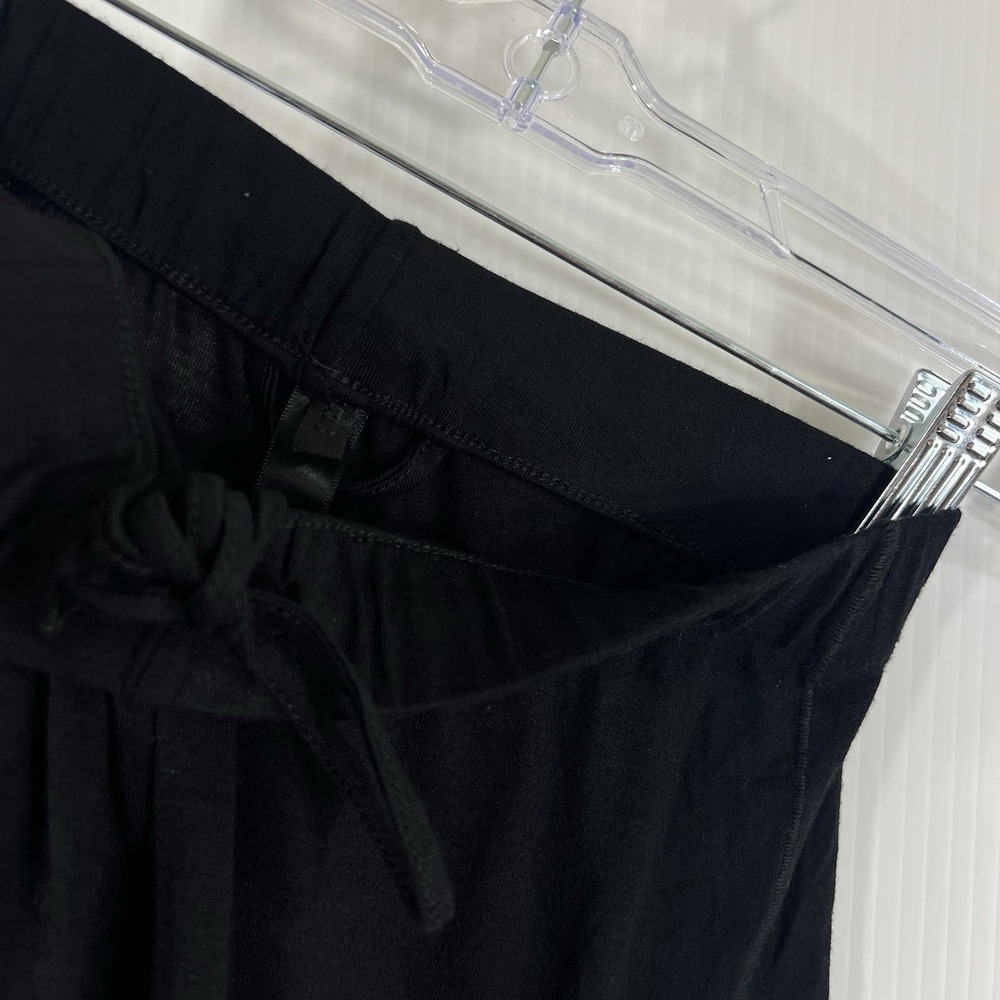 SKIMS Lounge Shorts Size XXS Black Drawstring Sleep Shorts Lightweight Comfy NEW - Picture 2 of 6